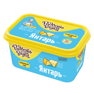 Плавленый сыр Янтарь TM Радость вкуса (ванночка, 380г)