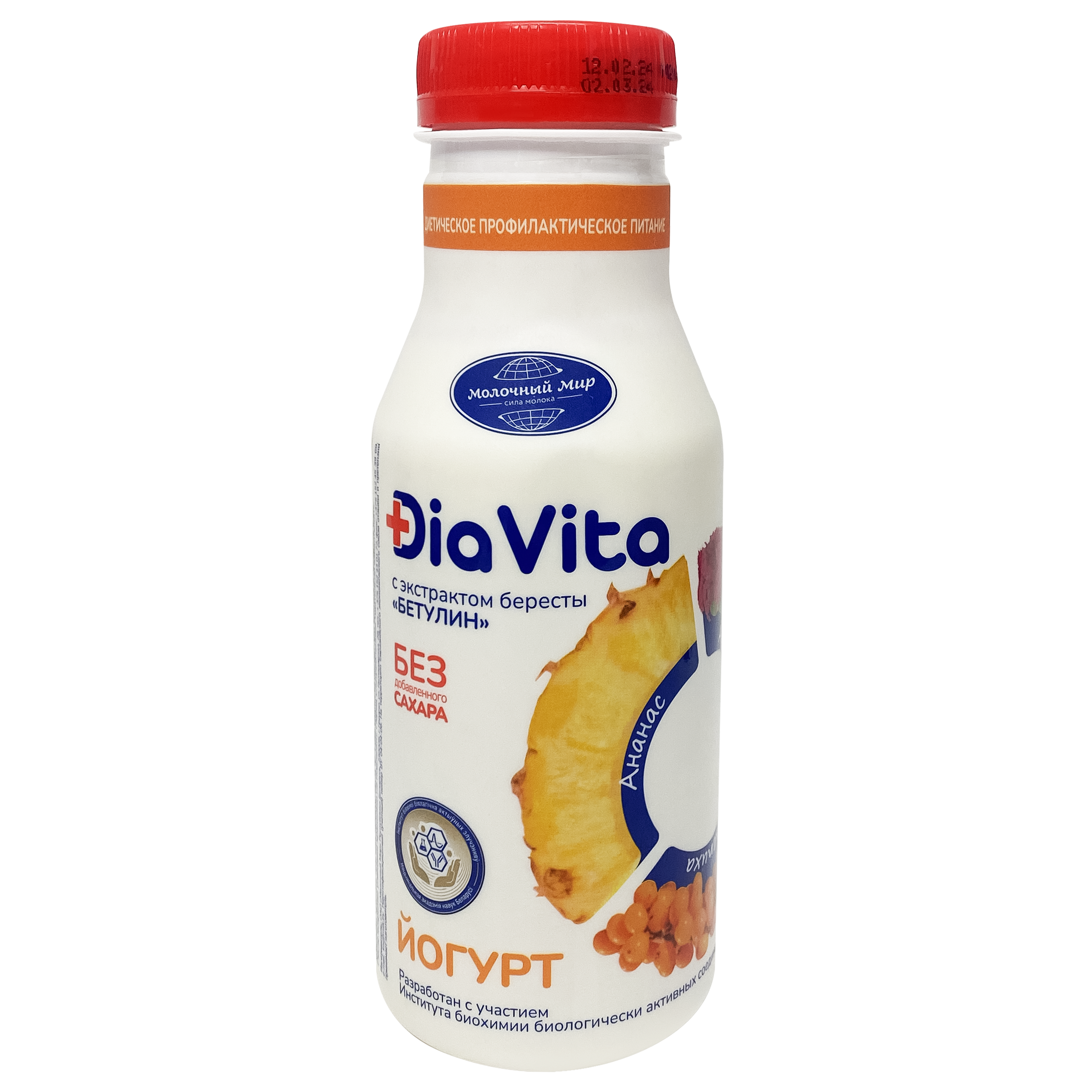 Йогурт Dia Vita "ананас-облепиха-амарант" (280г)