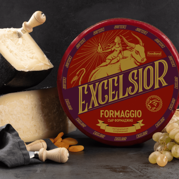 Сыр Formaggio с козьим молоком ТМ Excelsior (латекс, малый круг)
