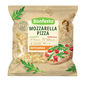 Сыр Моцарелла Пицца нарезанный TM Bonfesto (150г)