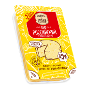 Сыр Российский TM Продукты из Елани (слайс, 125г)