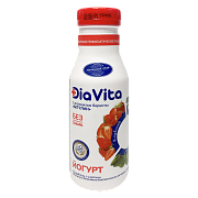 Йогурт Dia Vita "клубника-алоэ вера-семена базилика" (280г)