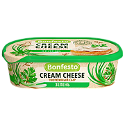 Сыр творожный Кремчиз Зелень ТМ Bonfesto (140г)