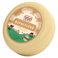 Продукт Фермерский с заменителем молочного жира, изготовленный по технологии сыра, ТМ Любимый Хуторок 