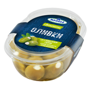 Оливки со сливочным сыром  TM Meggle (210г)