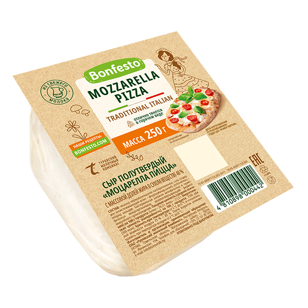 Сыр Моцарелла Пицца TM Bonfesto (250г)