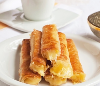Рулетики с сыром