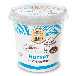 Йогурт натуральный ТМ Продукты из Елани (300г)
