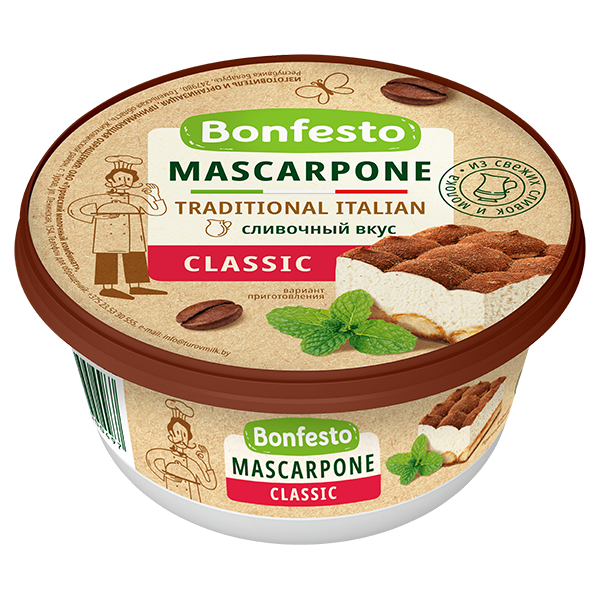 Сыр мягкий Маскарпоне TM Bonfesto (250г)