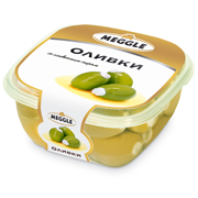 Оливки со сливочным сыром  TM Meggle (230г)