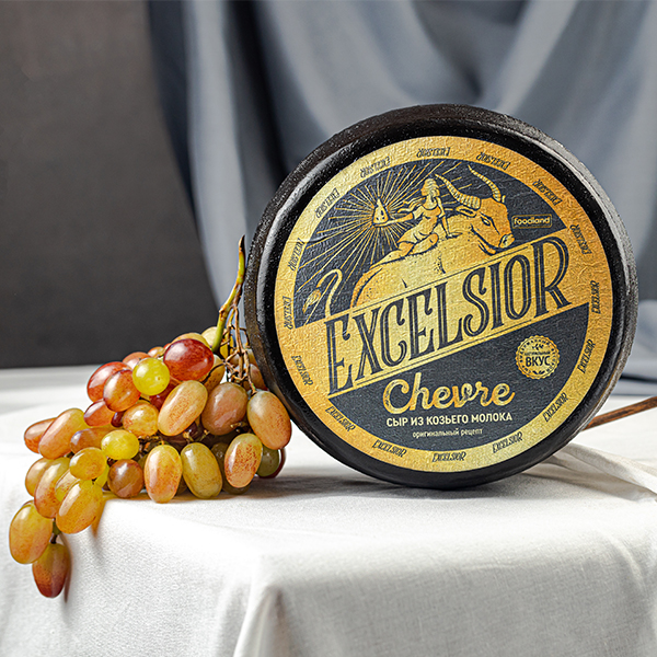 Сыр Chevre из козьего молока ТМ Excelsior (латекс, малый круг)