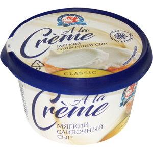 Мягкий сливочный сыр A La Creme классический TM Млекара Шабац (150г)