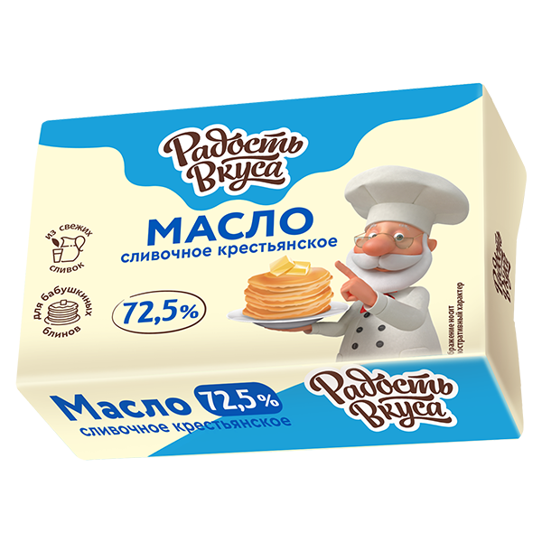 Масло Крестьянское 72 5% TM Радость вкуса 