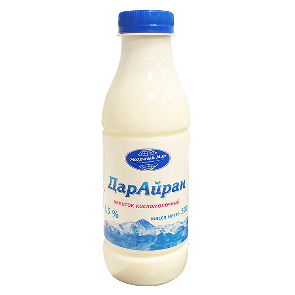 Напиток кисломолочный "ДарАйран" 1,5% ТМ Молочный мир