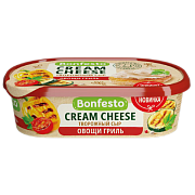Сыр творожный Кремчиз Овощи гриль ТМ Bonfesto (140г)