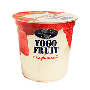 Йогурт YOGO FRUIT с наполнителем "Клубника" (150г)