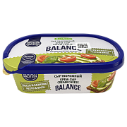 Сыр творожный Кремчиз Balance песто и базилик ТМ Bonfesto (140г)