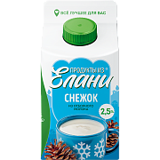 Снежок 2,5% TM Продукты из Елани (пакет, 450мл)