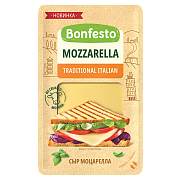 Сыр Моцарелла, 40% (слайсы, 140г)