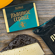 Плавленый сыр Львиное сердце ломтевой (90г)