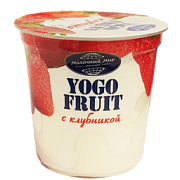 Йогурт YOGO FRUIT с наполнителем "Клубника" (150г)