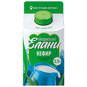 Кефир 2,5% TM Продукты из Елани (Пюр-Пак, 450мл)