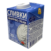 Сливки стерилизованные 33% ТМ Молочный мир (500мл)
