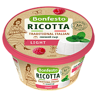 Сыр мягкий Рикотта Light TM Bonfesto (250г)