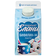 Бифилин - М (Лакто) 2.5% ТМ Продукты из Елани (Пюр-пак, 450мл)